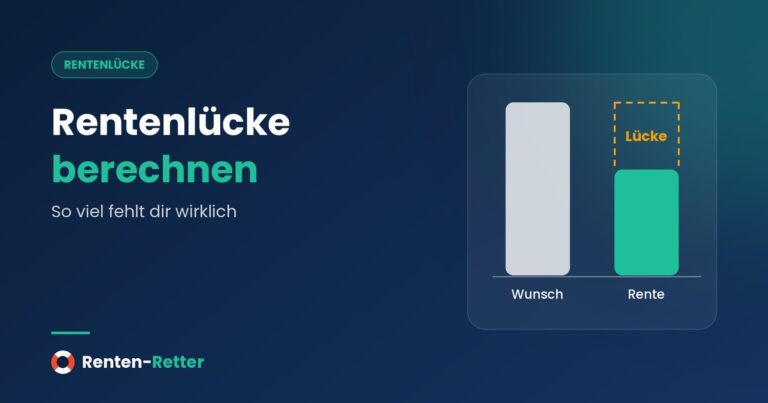 Rentenlücke berechnen: So viel fehlt dir wirklich